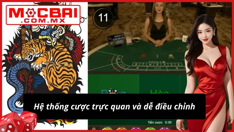 Rồng Hổ sử dụng hệ thống dễ thao tác điều chỉnh 